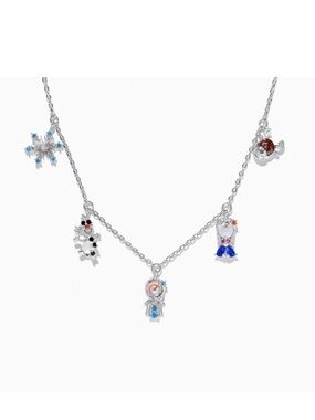 Girls Crew Silver-Tone Frozen Necklace.